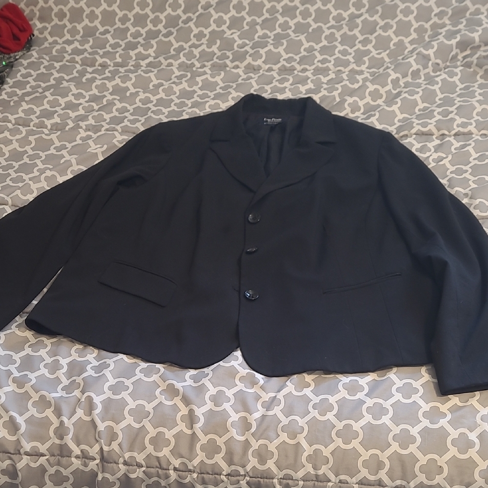 Black Sport Coat Classic Business Fit